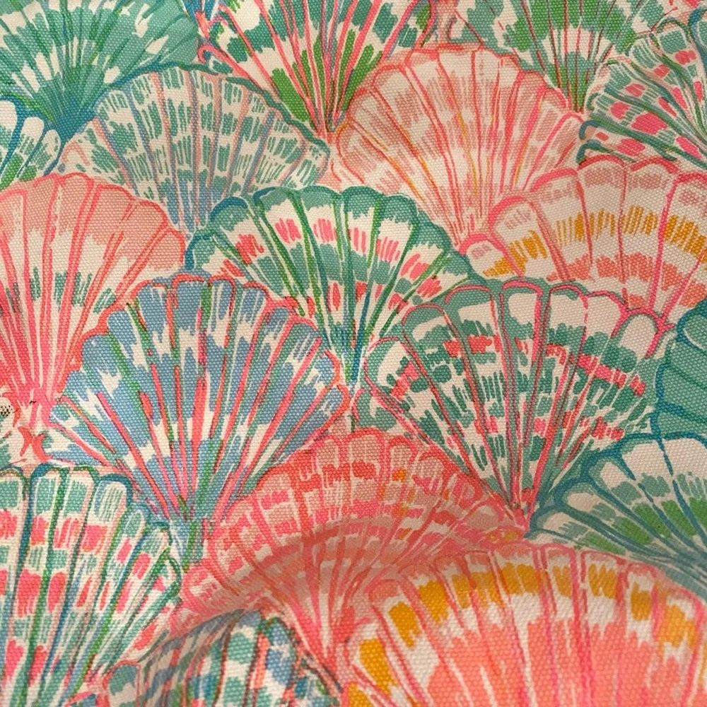 Lilly Pulitzer Multicolor Shell-Print Tote in Pink, Green, Blue